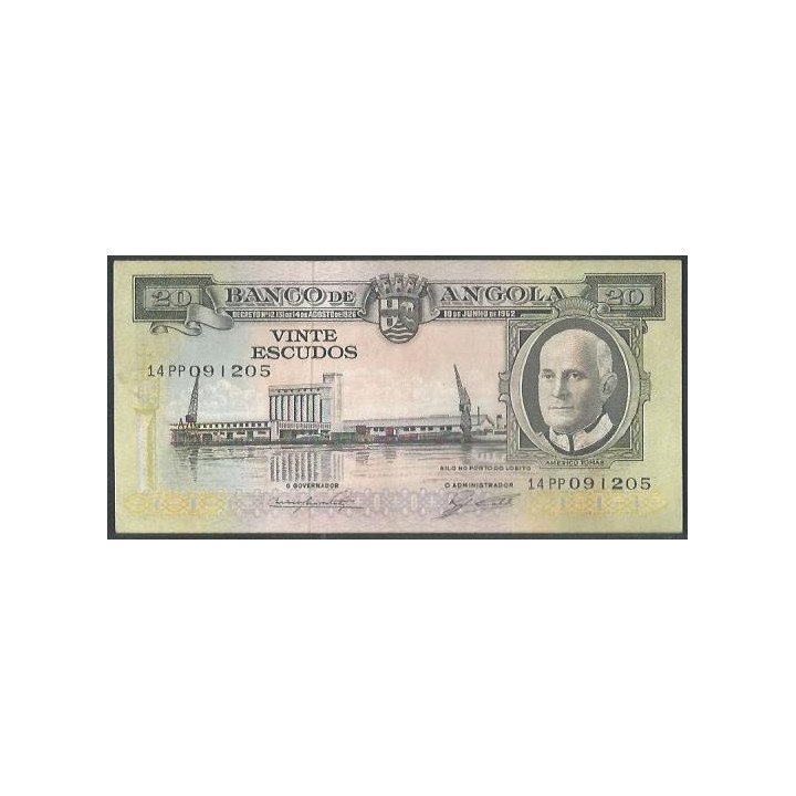 Angola 20 Escudos 10 Jun 1962 P92
