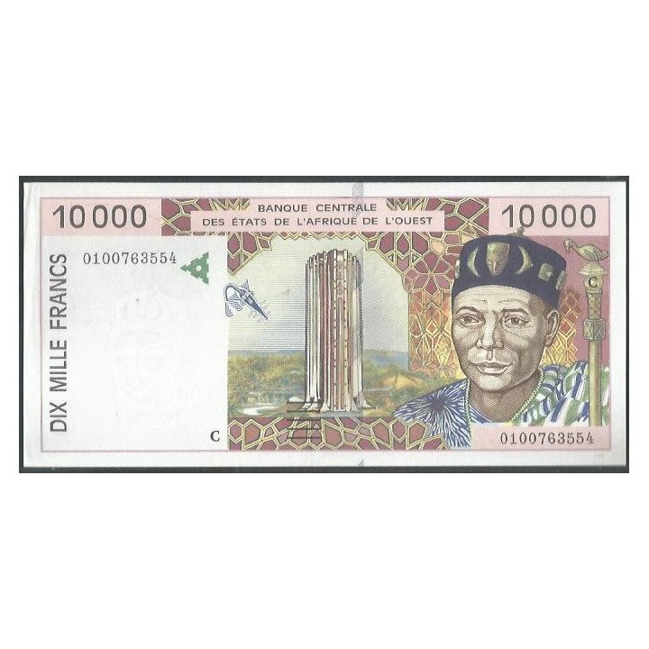 Burkina Faso 10.000 Francs 2001 P314Cj
