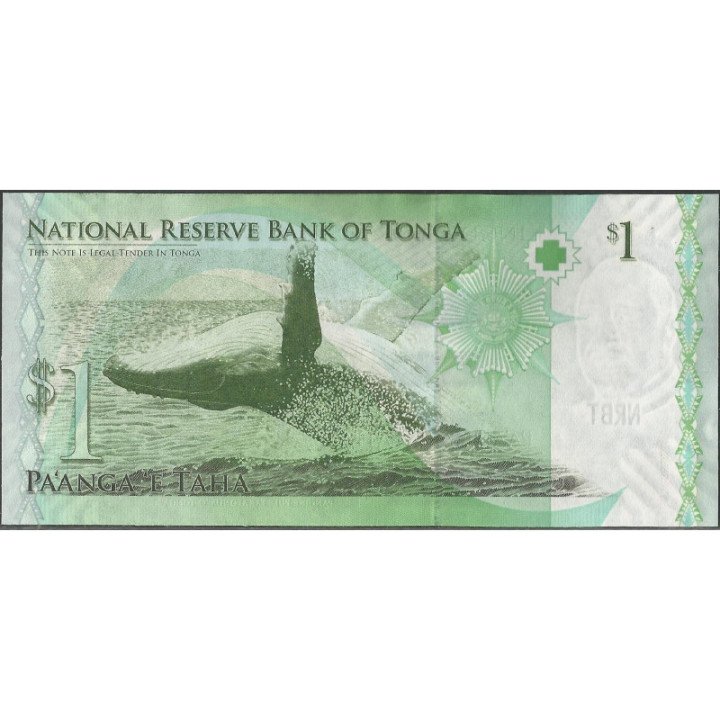 Tonga 1 Pa'anga ND2008 P37 reverso