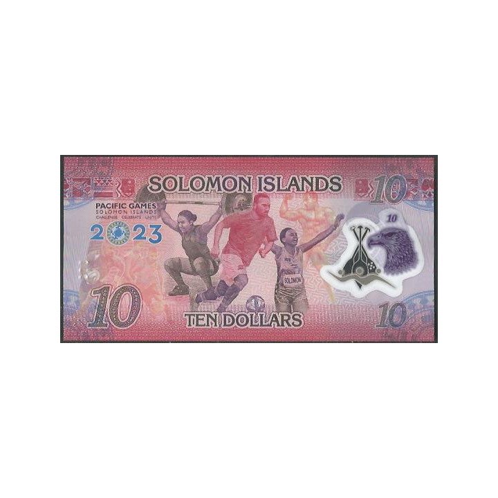 Islas Solomon 10 Dollars 2023 P39 reverso
