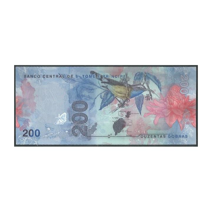 St Tome e Prince 200 Dobras 23 Dic 2020 P81 reverso