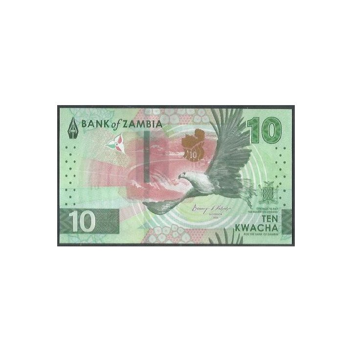 Zambia 10 Kwacha 2024 P62