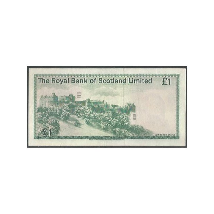 Escosia 1 Pound 1 May 1979 P336a reverso