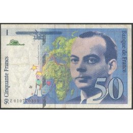 Francia 50 Francs 1993 P157b