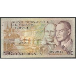 Luxemburgo 100 Francs 8 Mar 1981 P14A