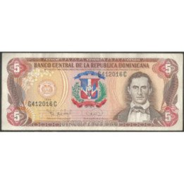 Rep. Dominicana 5 Pesos 1996 P152a