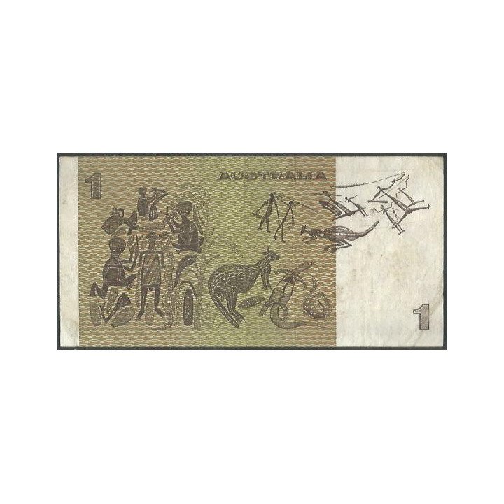 Australia 1 Dollar ND1983 P42c reverso