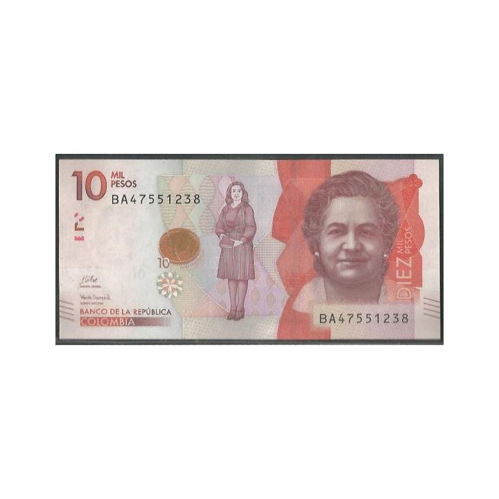 Billete de 10.000 Pesos 27 Jul 2021 BA BGWNF10-12
