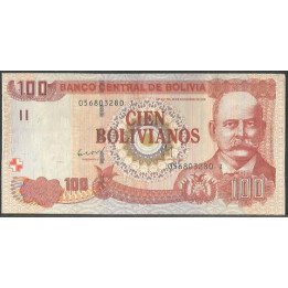 Bolivia 100 Bolivianos L 1986 (2011) Serie I P241