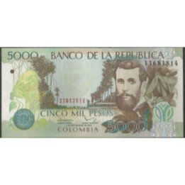 Billete de 5.000 Pesos 2 Sep 2013 BGW550