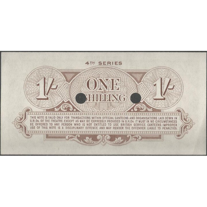 Inglaterra 1 Shilling ND1962 PM32b reverso