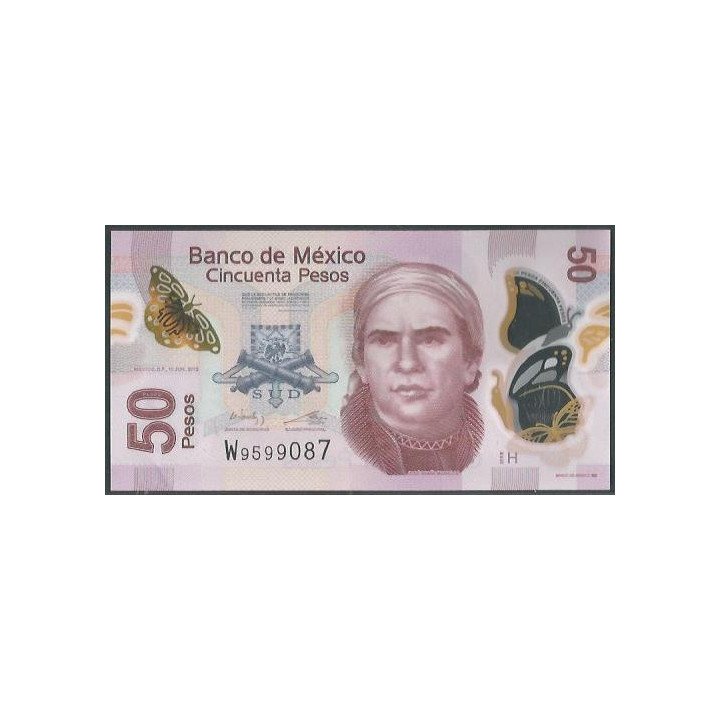 Mexico 50 Pesos 10 Jun 2013 Serie H P123Ah