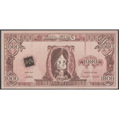 Billete de 1.000 Divis Divercity