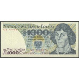 Polonia 1.000 Zlotych 1 JUN 1982 P146c
