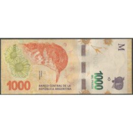Argentina 1.000 Pesos ND2017 Serie M P366