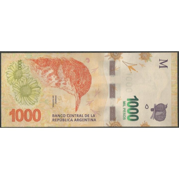 Argentina 1.000 Pesos ND2017 Serie M P366