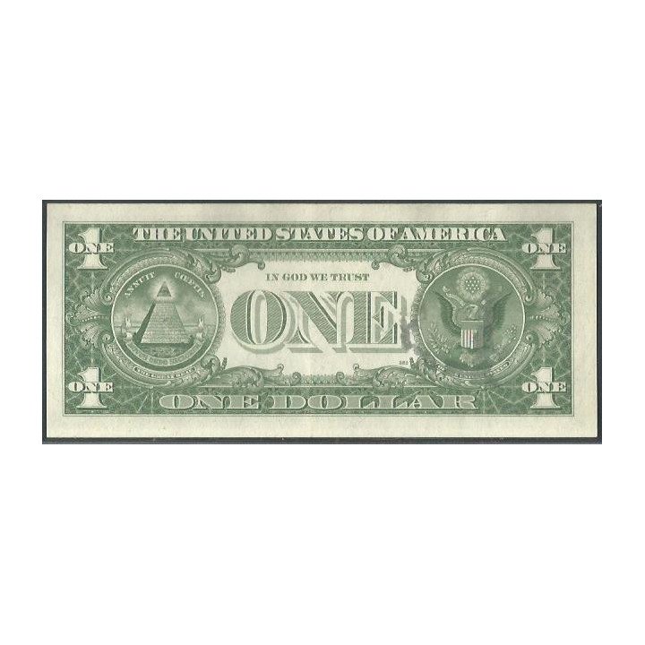 Estados Unidos 1 Dollar 1957 P419 reverso
