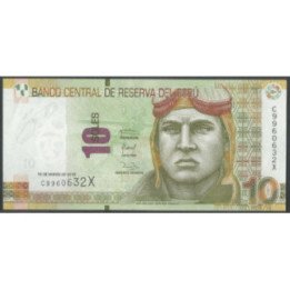 Peru 10 Soles 10 Mar 2016 P192