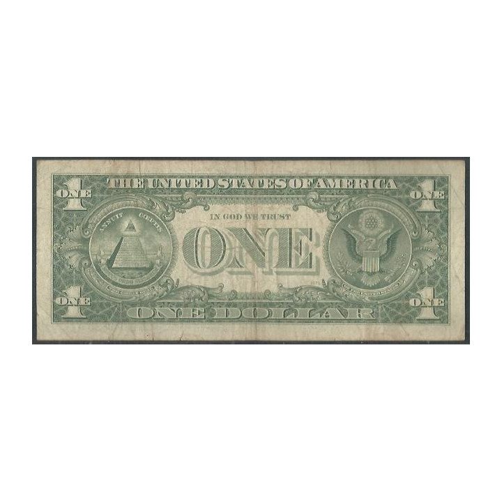 Estados Unidos 1 Dollar 1963B B Estrella P443 reverso