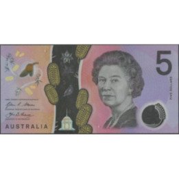 Australia 5 Dollars 2016 P62a