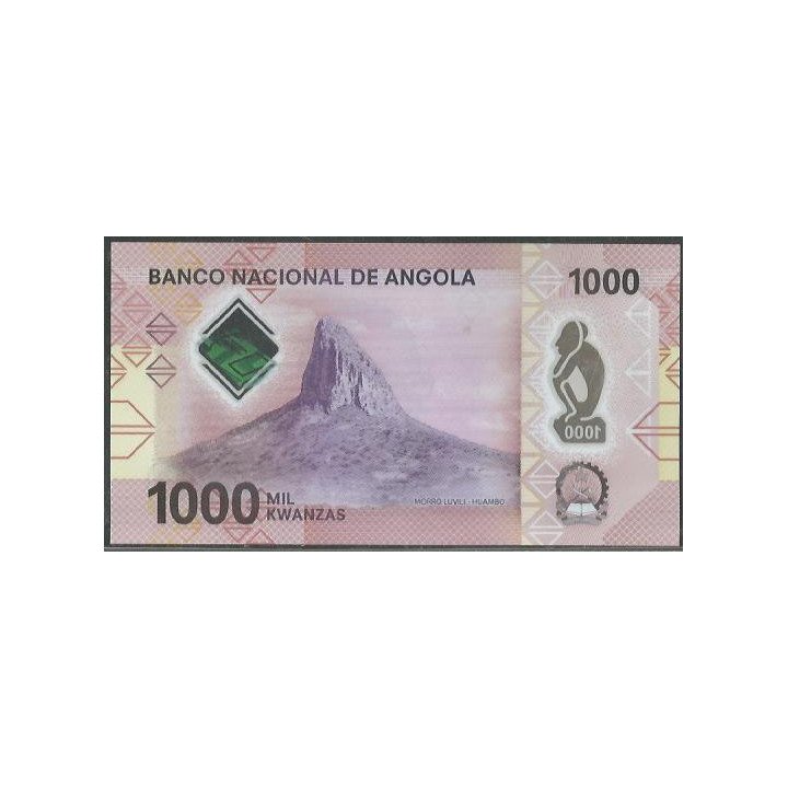 Angola 1.000 Kwnazas Nov 2023 P162b reverso