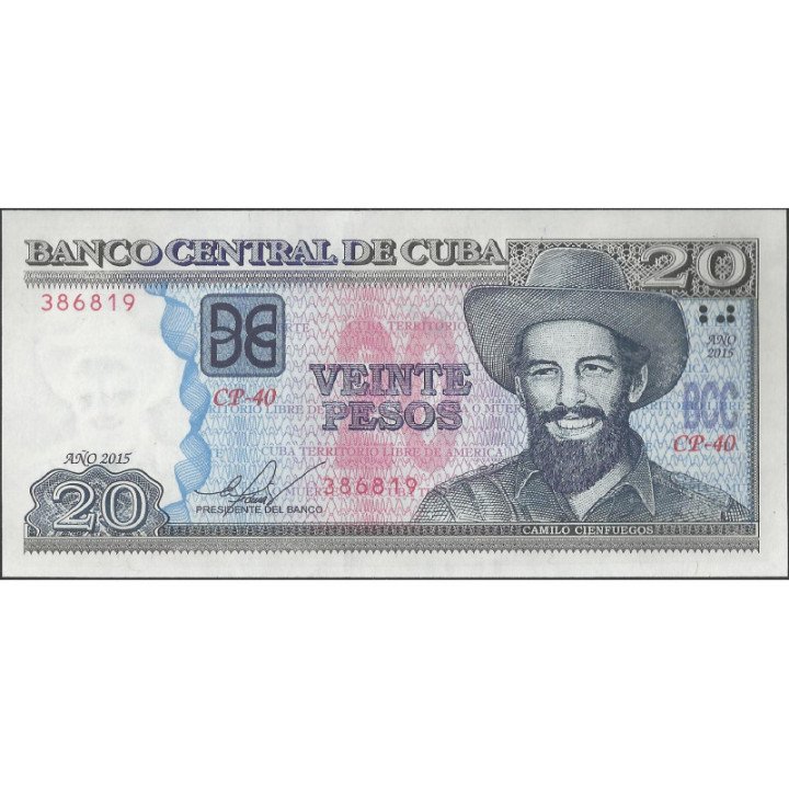 Cuba 20 Pesos 2015 P122j