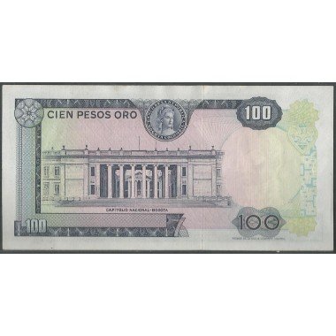 Billete de 100 Pesos 20 Jul 1971 8 Dig. BGW301
