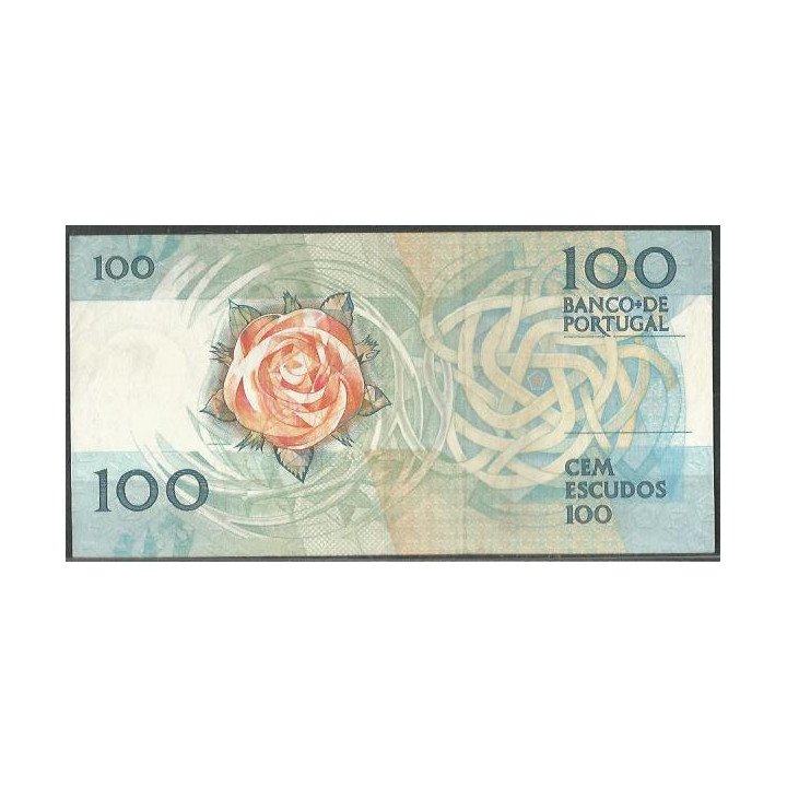 Portugal 100 Escudos 24 Nov 1988 P179f reverso