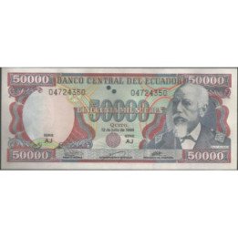 Ecuador 50.000 Sucres 12 Jul 1999 AJ P130d