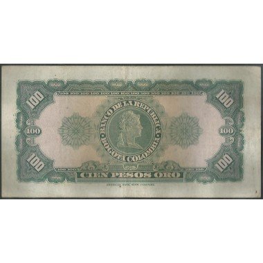 Billete de 100 Pesos 20 Jul 1967 BGW297