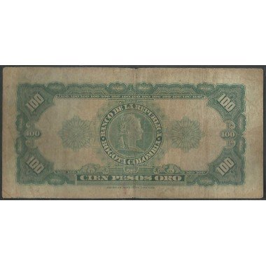 Billete de 100 Pesos 20 Jul 1965 BGW296