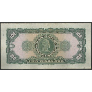 Billete de 100 Pesos 20 Jul 1965 BGW296