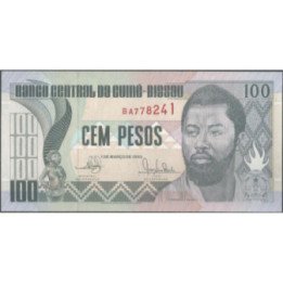 Guinea Bisseau 100 Pesos 1 Mar 1990 P11