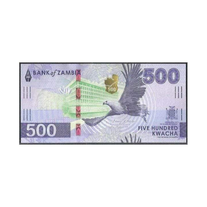 Zambia 500 Kwacha 2024 P67