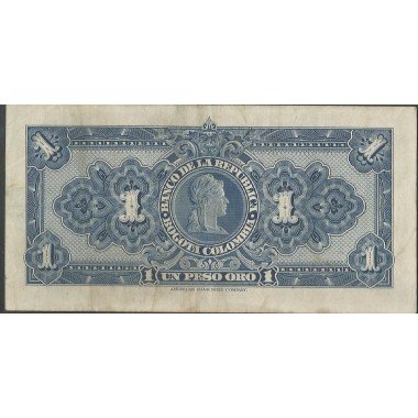 Billete de 1 peso 7 ago 1947 E 7 dig. BGW039