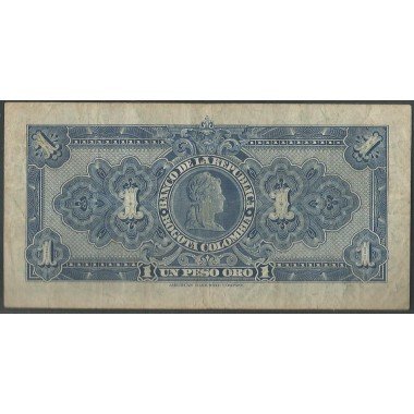 Billete de 1 Peso 1 ene 1950 7 dig. BGW041