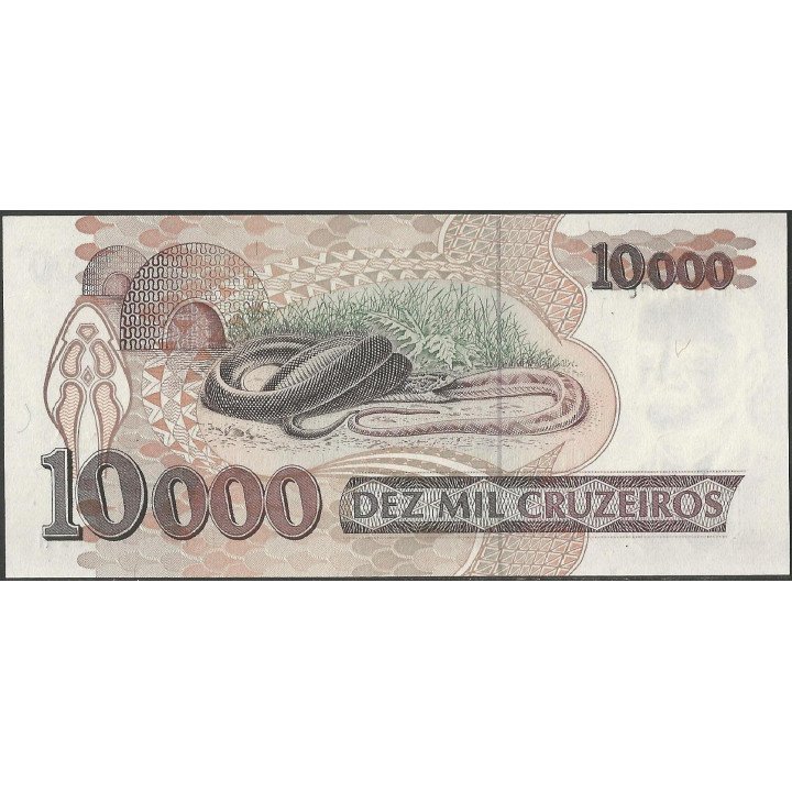 Brasil 10.000 Cruzeiros ND1993 P233c reverso