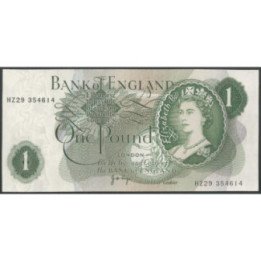 Inglaterra 1 Pound ND1970-77 P374g