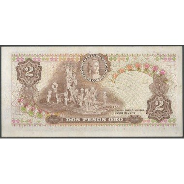Billete de 2 Pesos 20 jul 1972 BGW094