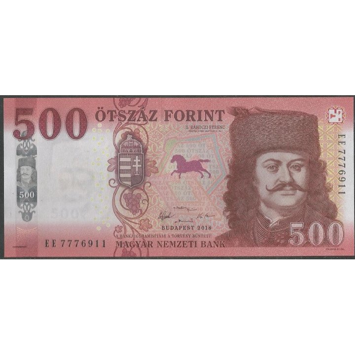 Hungria 500 Forint 2018 P202a