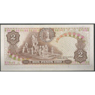 Billete de 2 Pesos 1 ene 1972 BGW093