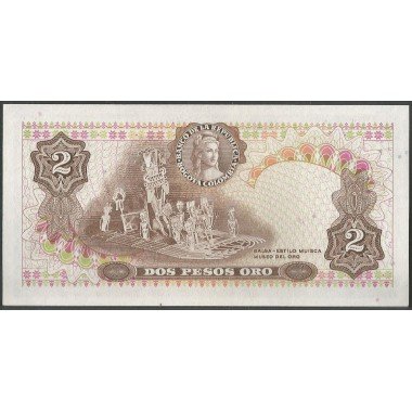 Billete de 2 Pesos 1 ene 1973 BGW095