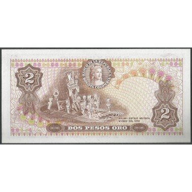 Billete de 2 Pesos 1 ene 1977 BGW098