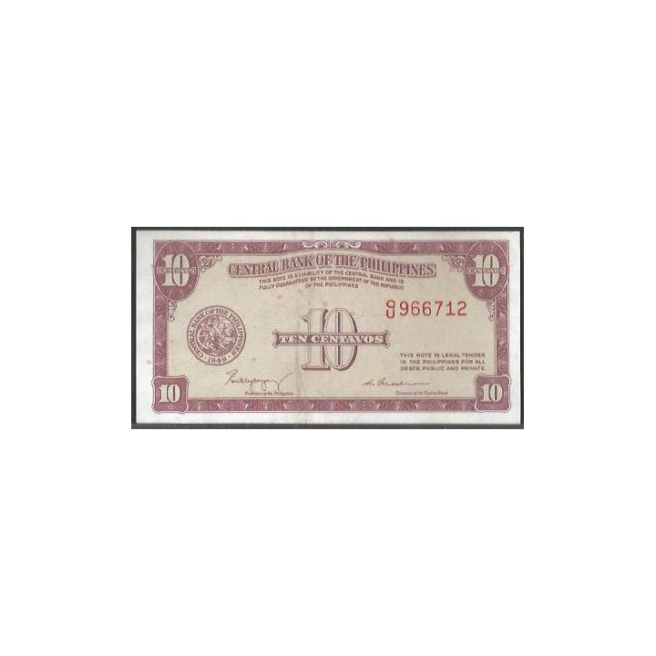 Filipinas 10 Centavos ND1949 P128