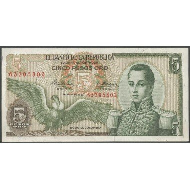 Billete de 5 Pesos 1 May 1963 BGW127