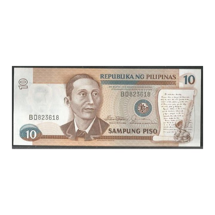 Filipinas 10 Piso ND1985-94 P169a
