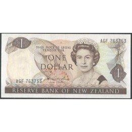 Nueva Zelanda 1 Dollar ND1981-85 P169a
