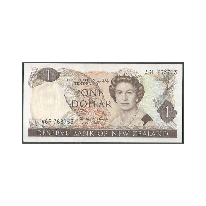 Nueva Zelanda 1 Dollar ND1981-85 P169a