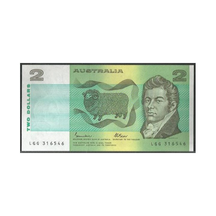Australia 2 Dollars ND1985 P43e