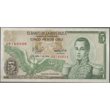 Billete de 5 Pesos 1 Abr 1979 BGW154